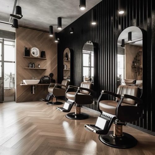 دکور آرایشگاه مردانه