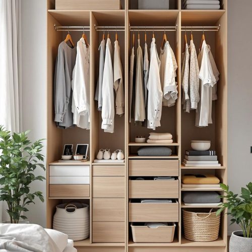 مدل کمد دیواری اتاق خواب کوچک