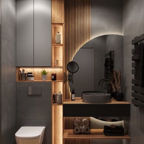 طراحی سرویس بهداشتی کوچک