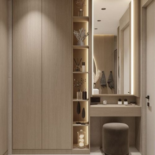 مدل کمد دیواری اتاق خواب کوچک